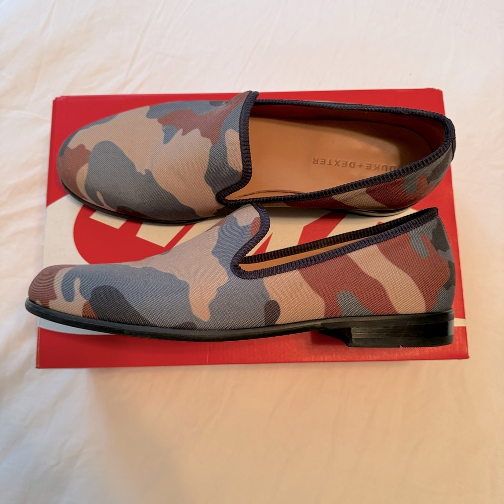 Duke + Dexter Slip On Loafers Urban Camo